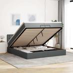 vidaXL Ottoman bed met matrassen en LEDs 200x200cm stof, Huis en Inrichting, Slaapkamer | Bedden, Verzenden, Nieuw
