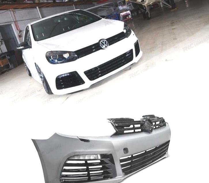 PARE CHOCS FRONTAL VOLKSWAGEN VW GOLF 6 R20 LOOK 08-12, Auto-onderdelen, Carrosserie, Verzenden