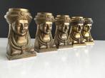 Decoratief ornament (5) - Vijf elegante meubel ornamenten, Antiek en Kunst