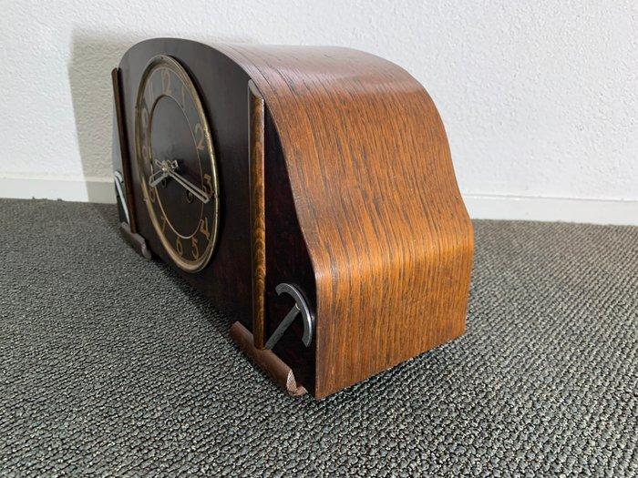 Pendule - Hout, Messing - 1930-1940, Antiek en Kunst, Antiek | Klokken