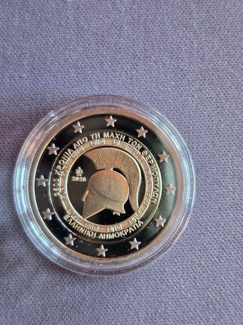 Griekenland. 2 Euro 2020 Battle of Thermopylae Proof, Postzegels en Munten, Munten | Europa | Euromunten