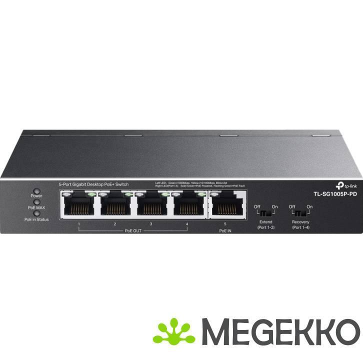 TP-Link TL-SG1005P-PD switch PoE Zwart, Informatique & Logiciels, Ordinateurs & Logiciels Autre, Envoi