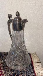 Aiguière - Plaqué(e) argent, Verre