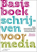 Basisboek schrijven voor media 9789046907351 Wouter Janssen, Boeken, Verzenden, Zo goed als nieuw, Wouter Janssen