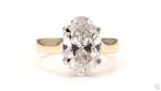 Ring - 18 karaat Geel goud - 4.02ct. tw. Diamant (Lab-grown)