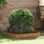 vidaXL Grasafscherming 6 pcs Roestig 60 x 60 x 13 cm, Tuin en Terras, Verzenden, Nieuw