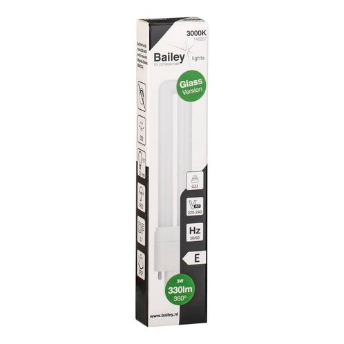 Bailey Led Pl Glas G23 2P 3W 330Lm 3000K Commerciële Lamp -, Doe-het-zelf en Bouw, Bouwverlichting, Verzenden