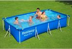 2dekans | Bestway Opzetzwembad – Rechthoekig Stalen Frame –, Ophalen of Verzenden, Nieuw