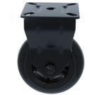 Bok Skatewiel zwart met bevestigingsplaat 75 mm, Doe-het-zelf en Bouw, Nieuw