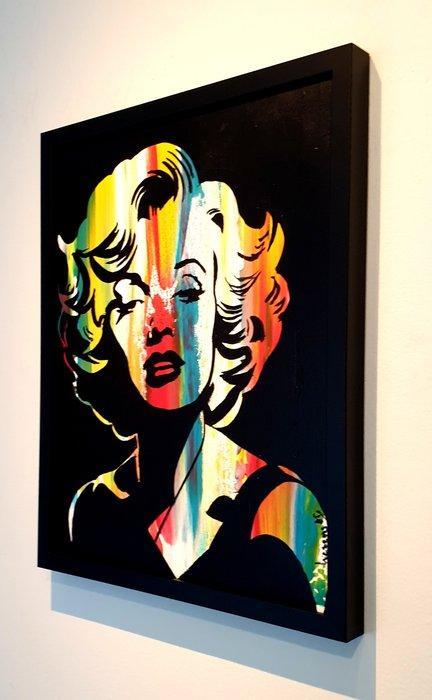 Liesens - Marylin Monroe (On Canvas handpainted), Antiek en Kunst, Kunst | Schilderijen | Modern