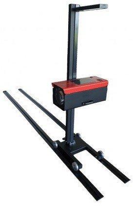 Koplamptester afstel apparaat op rails beschikbaar voor biedingen