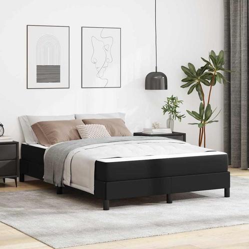 vidaXL Anders Zwart 160 x 200 cm Kunstleer, Huis en Inrichting, Slaapkamer | Bedden, Nieuw, Verzenden