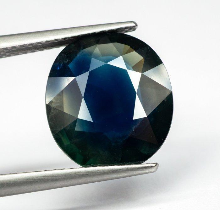 Zonder minimumprijs Saffier - 7.51 ct - Asian Institute of, Bijoux, Sacs & Beauté, Pierres précieuses