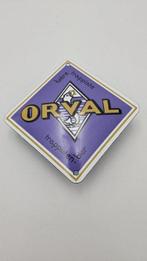 Emaille reclamebord voor Orval Trappist-bier België - Enamel
