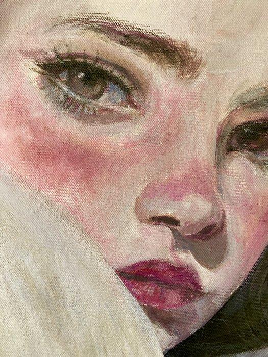 Anna Dart - Swans Song, Antiek en Kunst, Kunst | Schilderijen | Modern