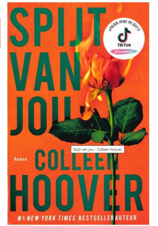 Spijt van jou - Colleen Hoover (bekend van TikTok), Livres, Livres Autre, Envoi