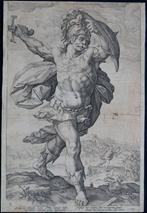 Hendrick Goltzius (1558-1617) - Horatuis Cocles ( Roman