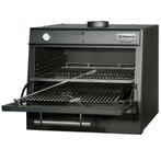 Houtskooloven-BBQ, GN 1/1 + GN2/4 (75 Kg/h)/Zwart -, Verzenden, Nieuw in verpakking, Fornuis, Frituur en Grillen