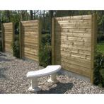 Tuinscherm in hout - opbouwscherm losse lat met tand en, Tuin en Terras