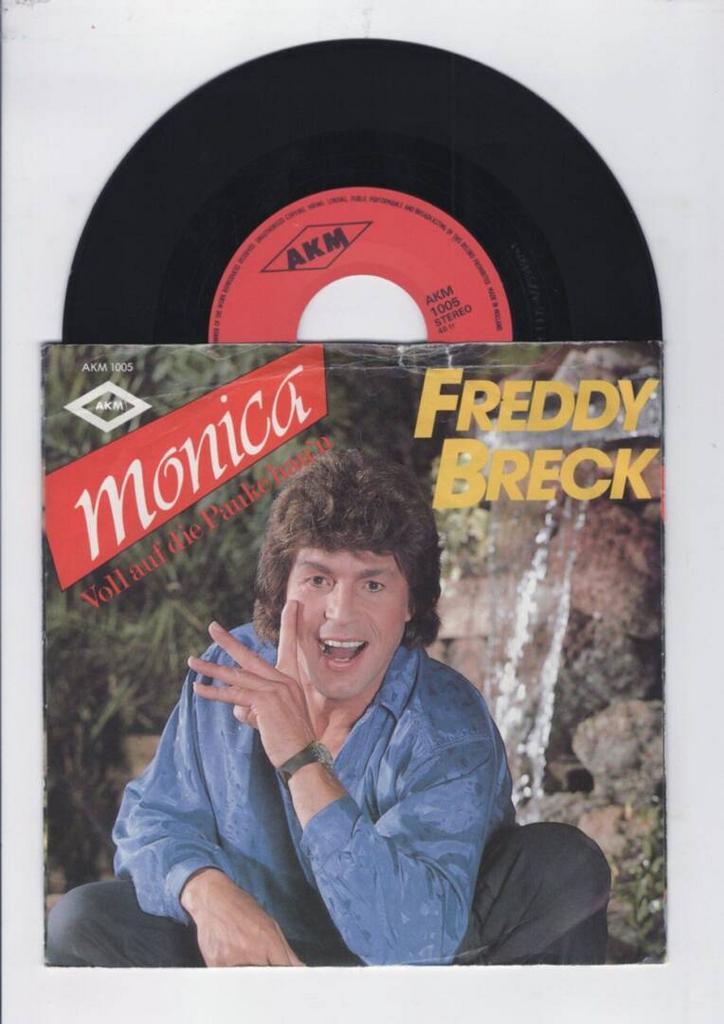 Freddy Breck – Monica / Voll Auf Die Pauke Haun (1-7-Vinyl, Cd's en Dvd's, Vinyl Singles, Ophalen of Verzenden