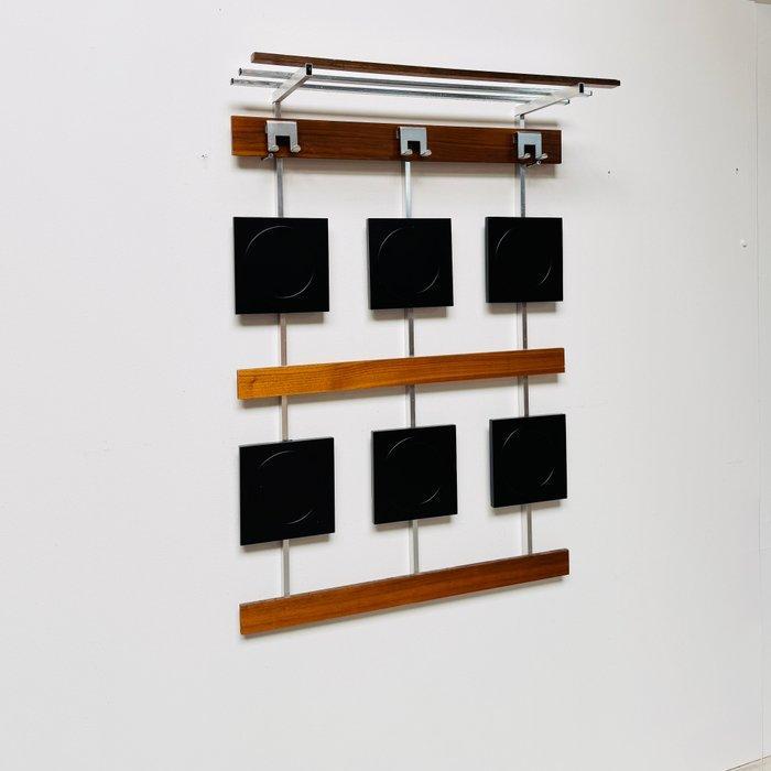 Porte-manteau - Noyer - Vintage-Garderobe, Antiquités & Art, Art | Objets design