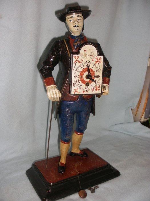 Zwarte Woud Clockman klok - Geïnspireerd door de antieke, Antiek en Kunst, Antiek | Klokken