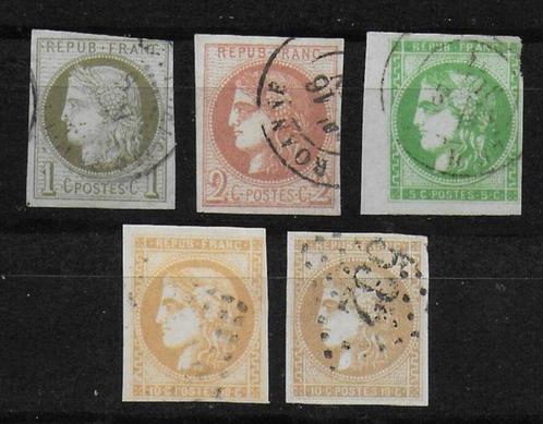 France 1870 - Bel ensemble Cérès Emission de Bordeaux -, Postzegels en Munten, Postzegels | Europa | Frankrijk
