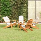 vidaXL 5-delige Loungeset Adirondack massief acaciahout, Verzenden, Nieuw, Loungeset