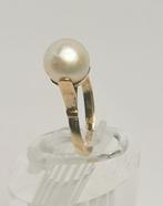 Zonder minimumprijs - Ring - 18 karaat Geel goud Parel, Nieuw