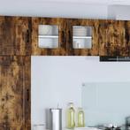 vidaXL Keuken Kast met opslag Kalmar 2 pcs Rook Eiken 40 x, Huis en Inrichting, Verzenden, Nieuw