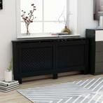 vidaXL Radiatorombouw 172x19x81,5 cm MDF zwart, Doe-het-zelf en Bouw, Verzenden, Nieuw