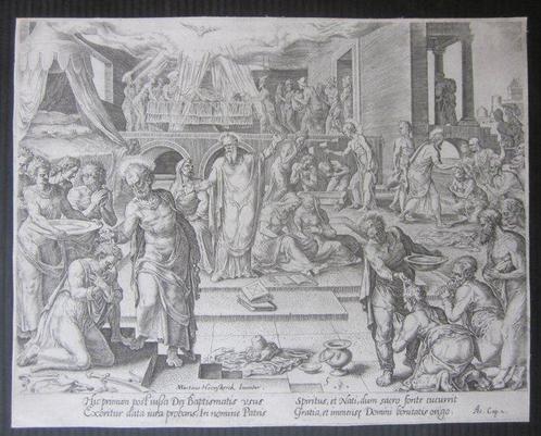Philip Galle (1537–1612) da Maarten van Heemskerck, Antiek en Kunst, Antiek | Overige Antiek