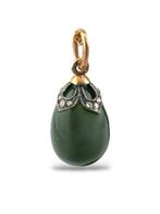 Fabergé - Pendentif - 14 carats Or rose, Pendentif œuf en