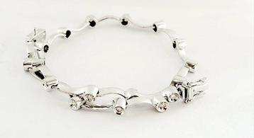 Armband - 18 karaat Witgoud - 0.53ct. tw. Diamant beschikbaar voor biedingen