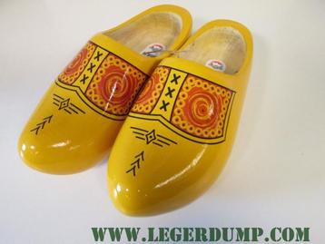Houten klompen geel (schoenen, Laarzen)