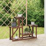 vidaXL Plantenstandaard 90x25x73,5 cm massief vurenhout, Verzenden, Nieuw