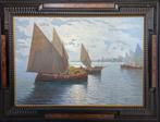 G. Forlenza (XX) - Barche in navigazione - XL format, Antiek en Kunst