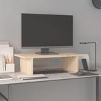 vidaXL Monitorstandaard 50x27x15 cm massief grenenhout, Computers en Software, Verzenden, Nieuw