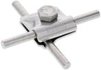 Dehn MV Klem StSt V4A Voor Rd 8-10mm Met Zeskantbout -, Verzenden, Nieuw