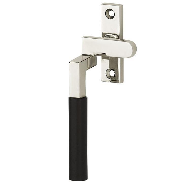 Raamboom Met sluitplaat links Bauhaus ebben glans nikkel, Doe-het-zelf en Bouw, Hang- en Sluitwerk, Klink of Kruk, Nieuw, Overige materialen