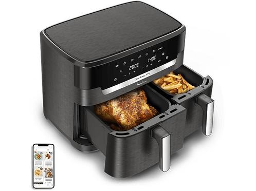 Moulinex -  Xxl Dual Easy Fry  - Grijs, Elektronische apparatuur, Airfryers, Airfryer XXL, Nieuw, 1500 gram of meer, Verzenden