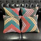 (4) Kilim authentique Boho - Coussin, Nieuw