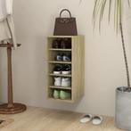 vidaXL Schoenenkast 31,5x35x70 cm bewerkt hout sonoma, Huis en Inrichting, Kasten | Schoenenkasten, Verzenden, Nieuw