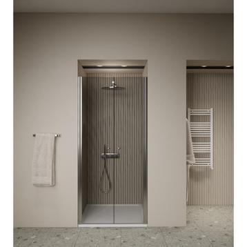 Douchedeur | 2 Pendeldeuren | Marip | 6mm | 80x190 cm | Mat, Doe-het-zelf en Bouw, Ophalen of Verzenden, Nieuw, Chroom, Douche