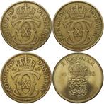 Denemarken. Lot of 20 coins, 1 øre - 2 Kroner, Key dates &, Postzegels en Munten