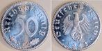 Duitsland 50 Reichspfennig 1942 F J 372 Erstabschlag alum..., Postzegels en Munten, Verzenden, België