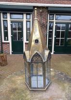 Lantaarn - Large Candle Lantern - 59 cm - Glas, Metaal, Antiek en Kunst