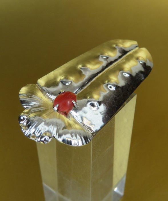 École amstellodamoise, broche Grote kever - Broche, Antiek en Kunst, Kunst | Designobjecten