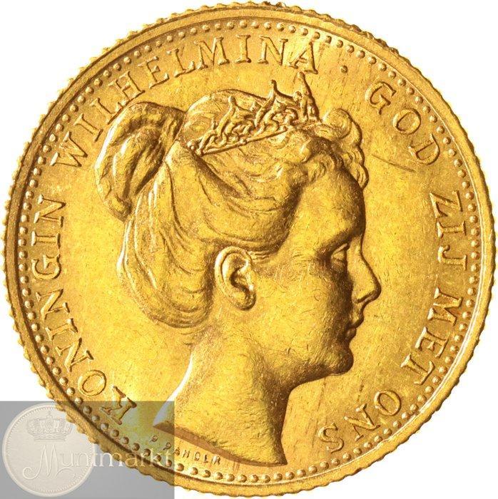 Nederland. Wilhelmina. 10 Gulden of Gouden tientje 1898 P., Postzegels en Munten, Munten | Nederland