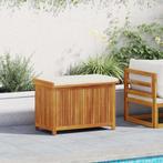 vidaXL Kussenbox voor buiten 90x50x60,5 cm massief, Tuin en Terras, Bergingen en Tuinkasten, Verzenden, Nieuw